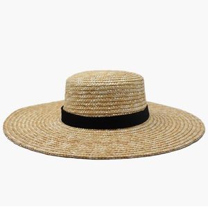 Free People x Wyeth Straw Boater Hat